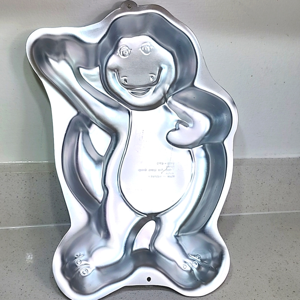 Vintage 1993 Wilton Cake Mold Pan Barney